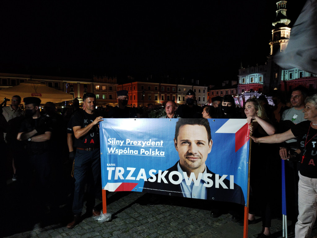 Burzliwy koniec kampanii w Zamościu! Andrzej Duda! Rafał Trzaskowski!