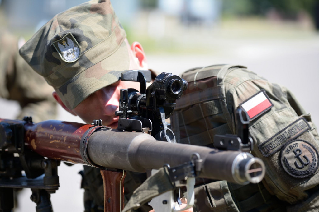 Lubelscy Terytorialsi na szkoleniu poligonowym