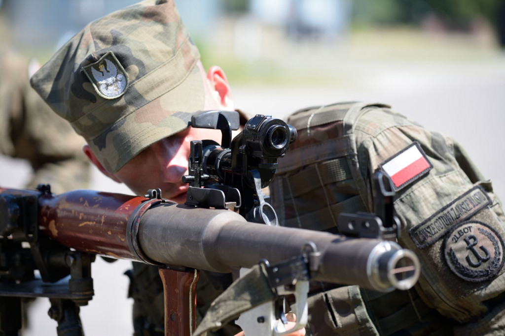 Lubelscy Terytorialsi na szkoleniu poligonowym