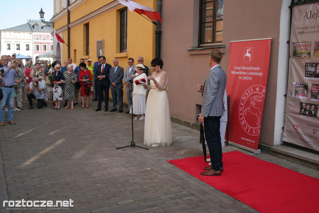 Maria Sarnik-Konieczna w Zamojskiej Alei Sław