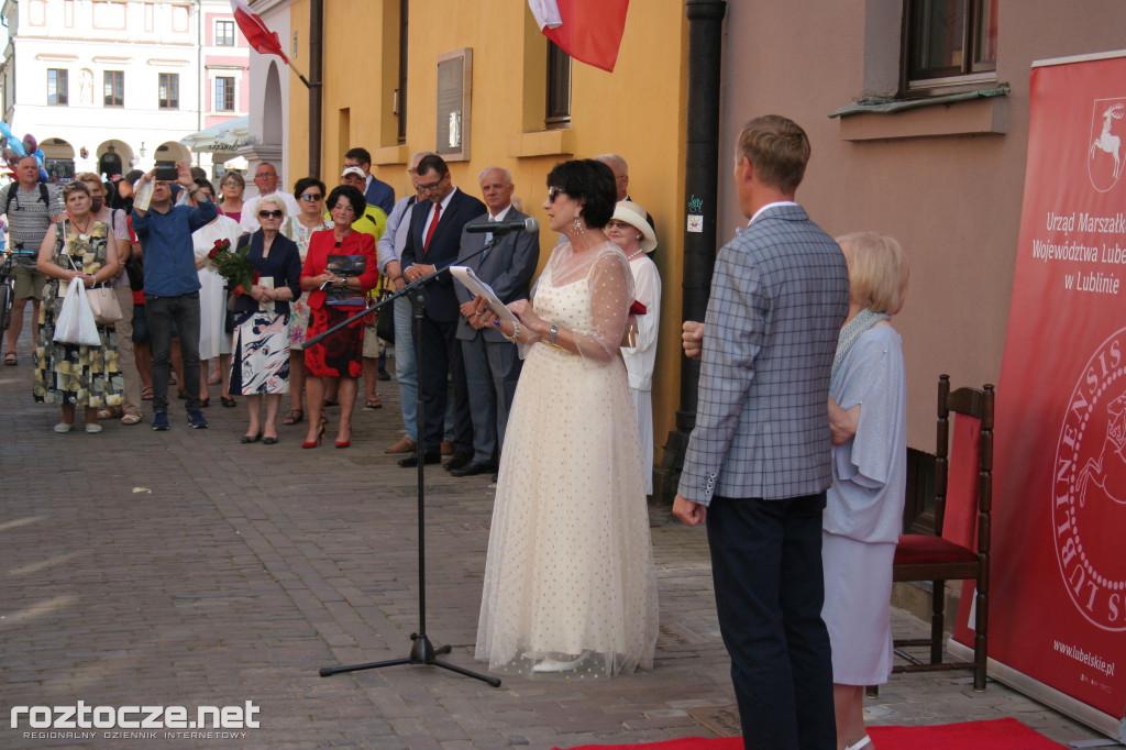 Maria Sarnik-Konieczna w Zamojskiej Alei Sław