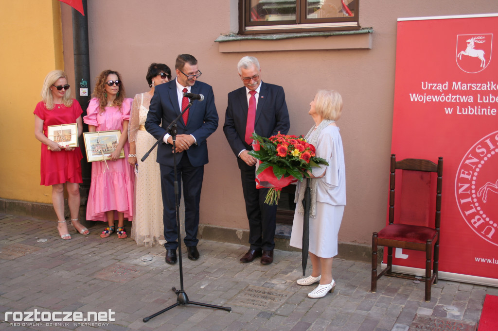 Maria Sarnik-Konieczna w Zamojskiej Alei Sław