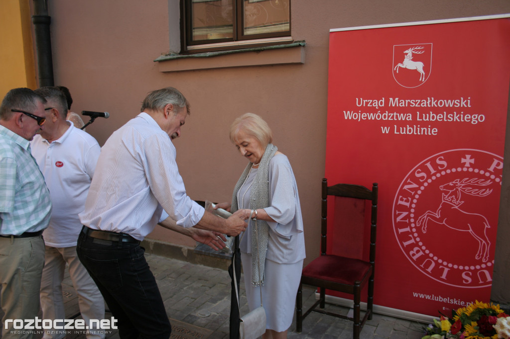 Maria Sarnik-Konieczna w Zamojskiej Alei Sław