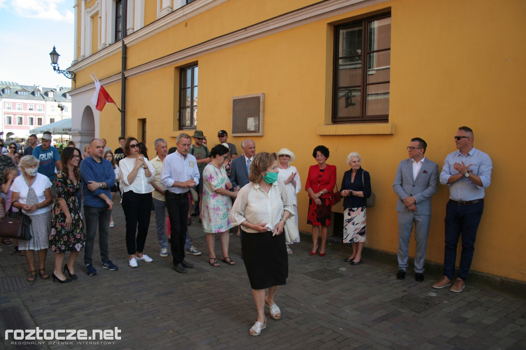 Maria Sarnik-Konieczna w Zamojskiej Alei Sław