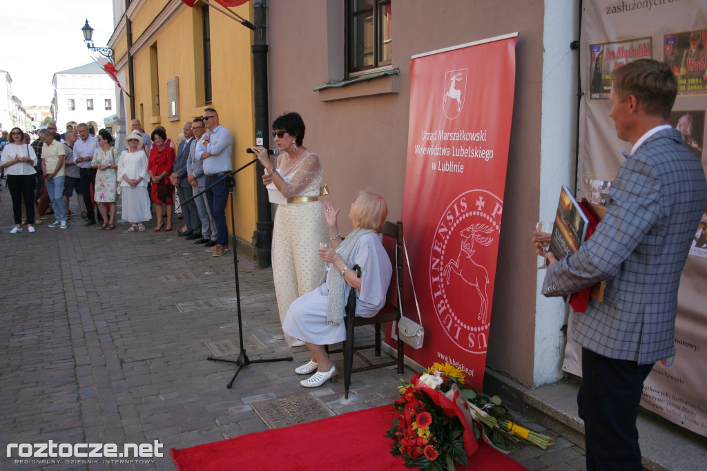 Maria Sarnik-Konieczna w Zamojskiej Alei Sław