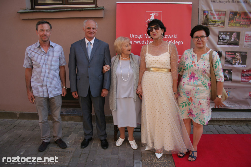 Maria Sarnik-Konieczna w Zamojskiej Alei Sław