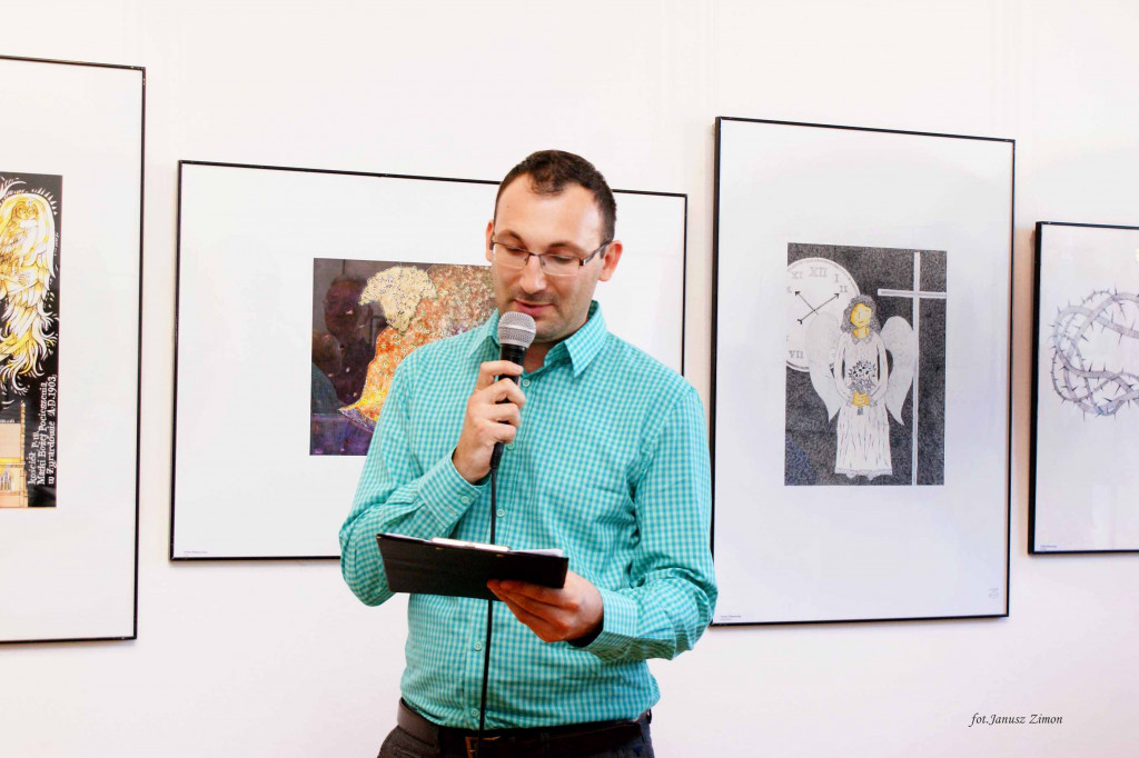 Obrazy o wierszach w BWA Galerii Zamojskiej