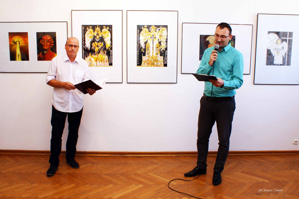 Obrazy o wierszach w BWA Galerii Zamojskiej