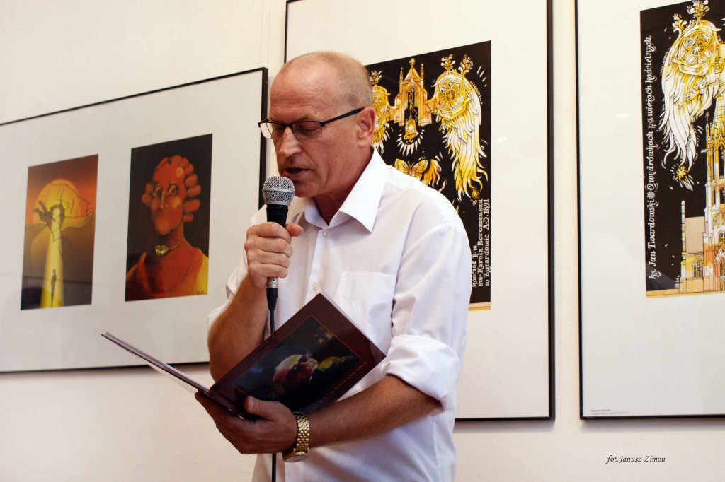 Obrazy o wierszach w BWA Galerii Zamojskiej