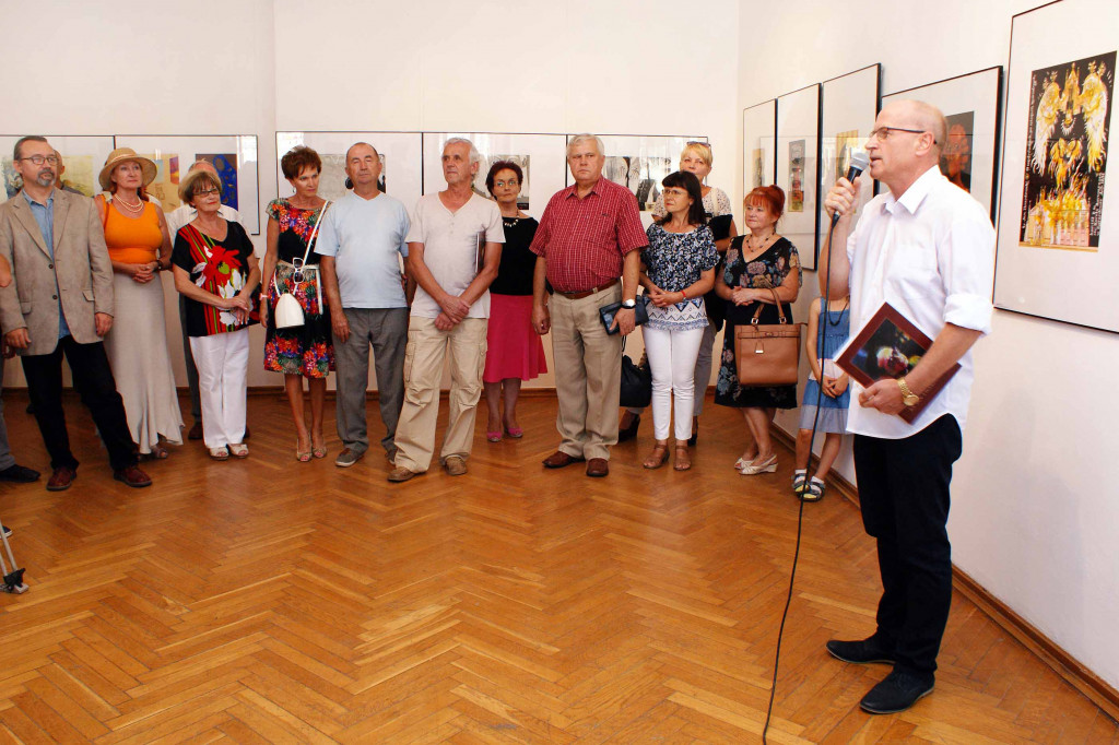 Obrazy o wierszach w BWA Galerii Zamojskiej