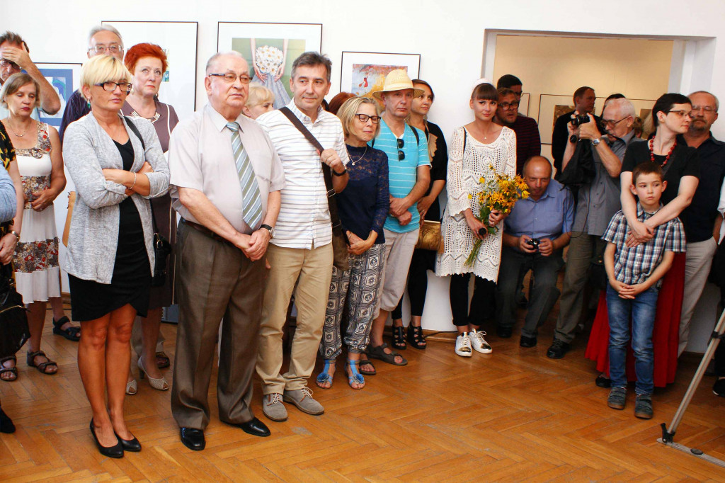 Obrazy o wierszach w BWA Galerii Zamojskiej