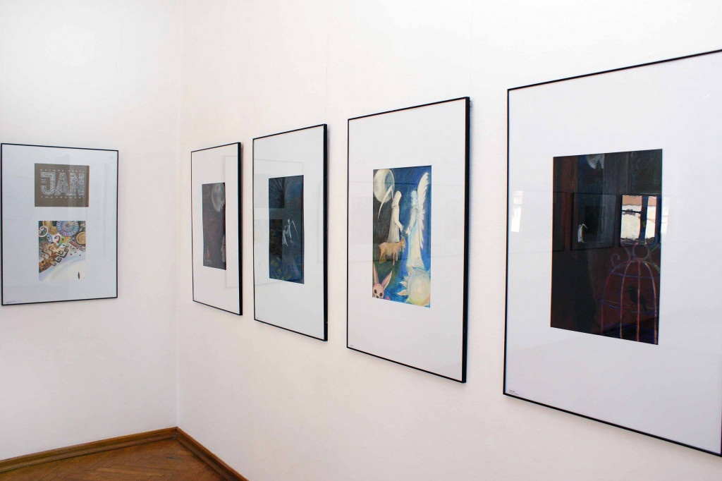 Obrazy o wierszach w BWA Galerii Zamojskiej