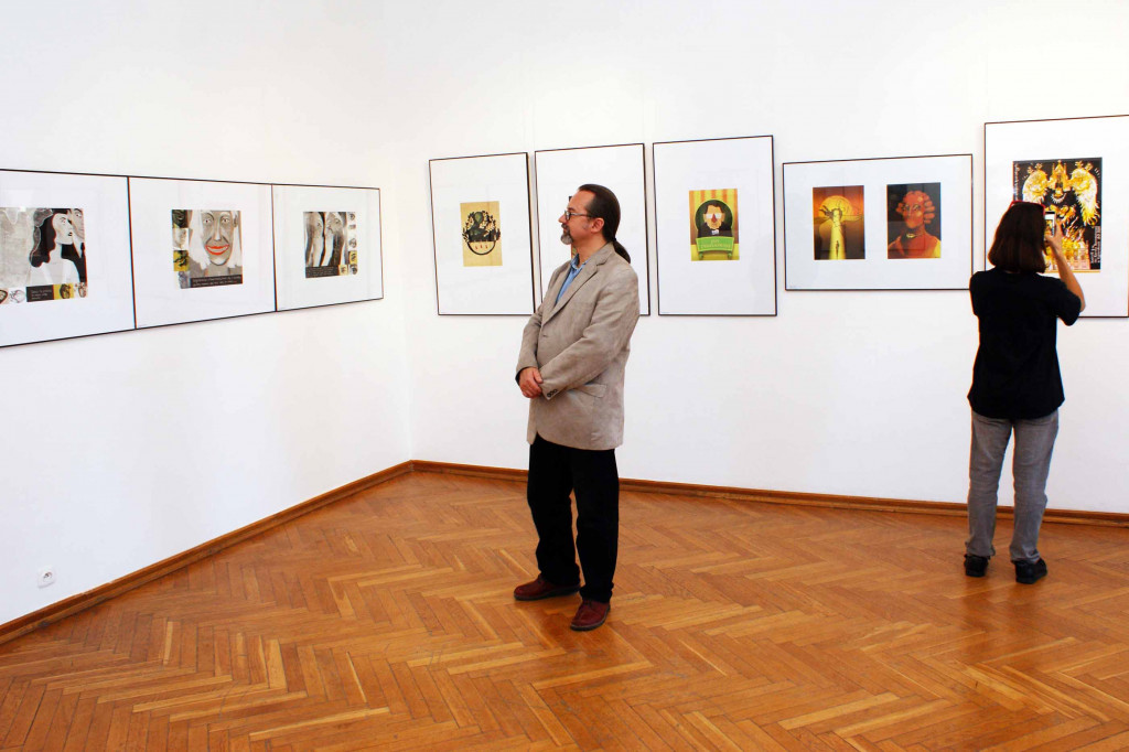 Obrazy o wierszach w BWA Galerii Zamojskiej