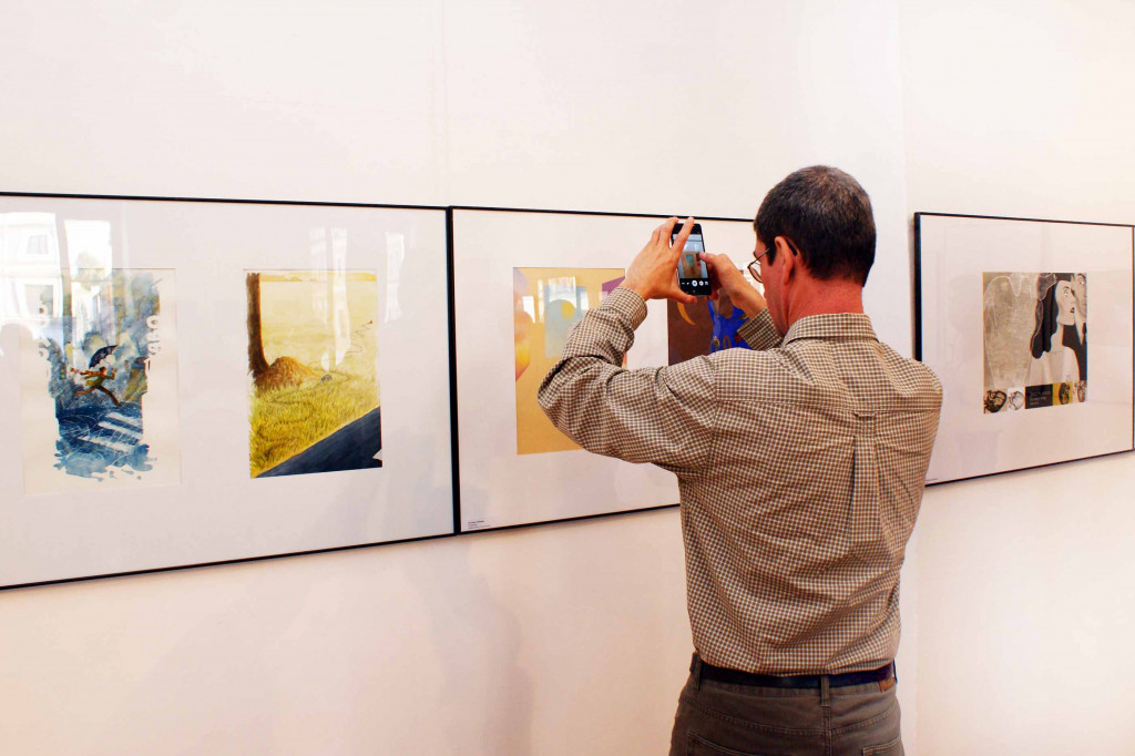 Obrazy o wierszach w BWA Galerii Zamojskiej