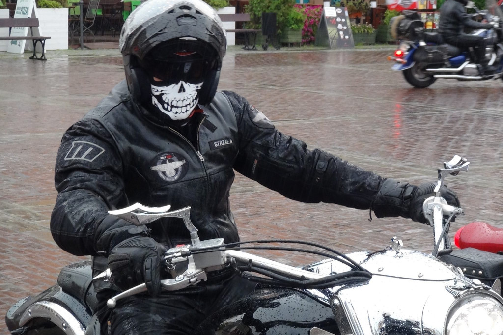 Motocykliści na Rynku Wielkim
