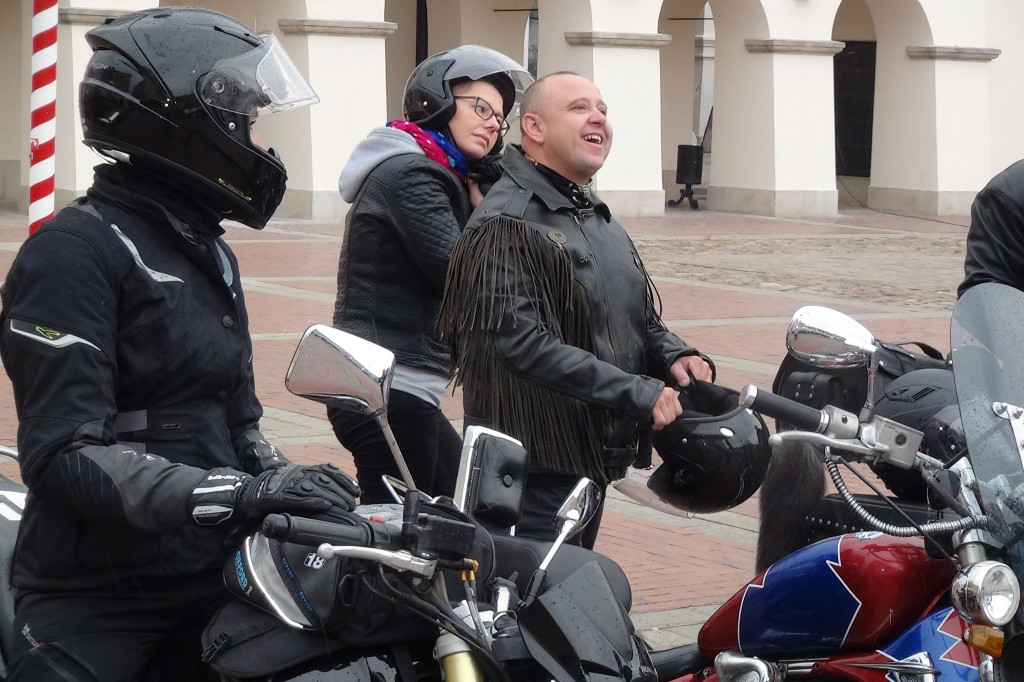 Motocykliści na Rynku Wielkim