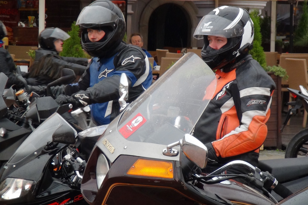 Motocykliści na Rynku Wielkim