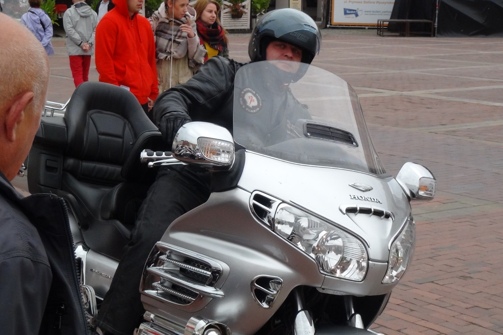 Motocykliści na Rynku Wielkim