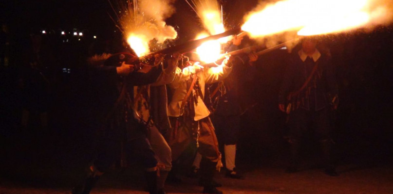 Szturm Twierdzy Zamość 2016 - Bitwa nocna; fot. Daniel Czubara	