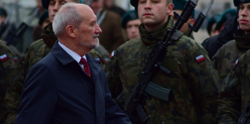 Uroczysta przysięga wojskowa, Rynek Wielki, Antoni Macierewicz MON Minister Obrony Narodowej 29.10.2017, fot. Milena Kulda