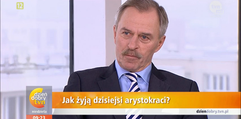 Kraj/Zamość: Marcin Zamoyski o arystokracji w Dzień Dobry TVN