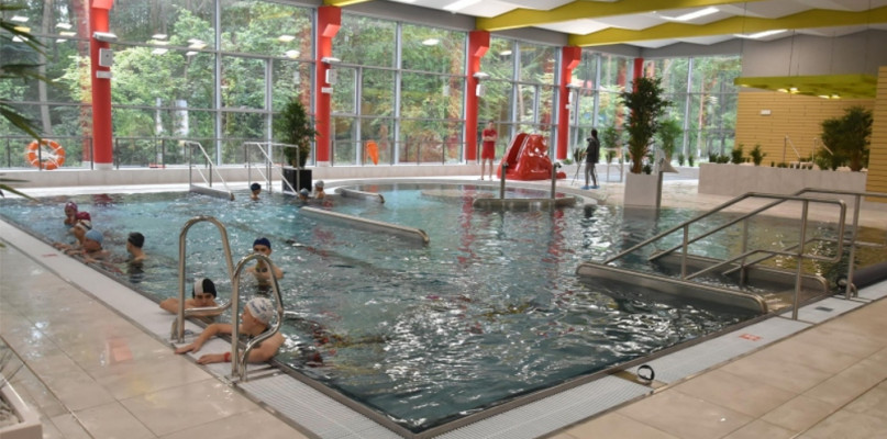 Basen w kompleksie sportowym OSIR Tomasovia otwarty