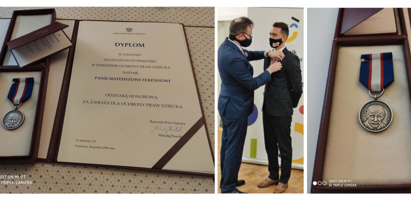 Mateusz Ferens odznaczony!