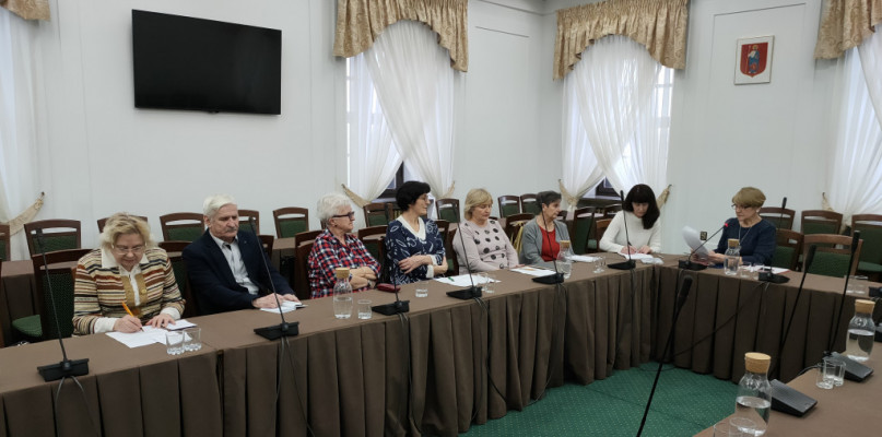 zdjęcie archiwalne, Sesja Zamojskiej Rady Seniorów, 29.01.2020 r.
