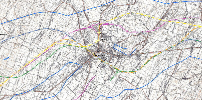 Wykaz nieruchomości objętych projektowanymi badaniami geologicznymi dla CPK
