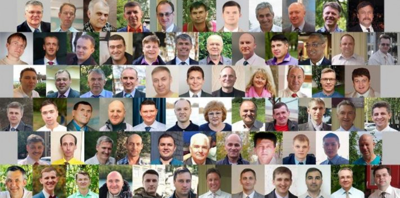 Zdjęcia niektórych spośród 330 Świadków Jehowy z  Rosji i Krymu, którzy byli więzieni za swoją wiarę / fot. JW.ORG