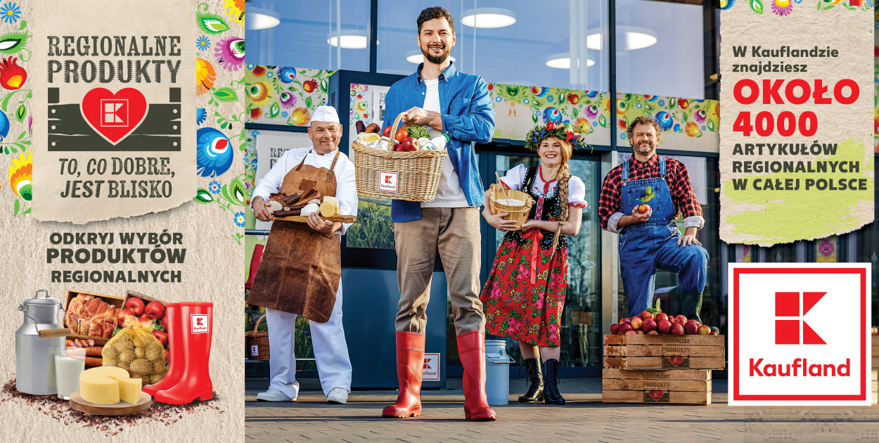 Kaufland promuje regionalne produkty i lokalnych dostawców