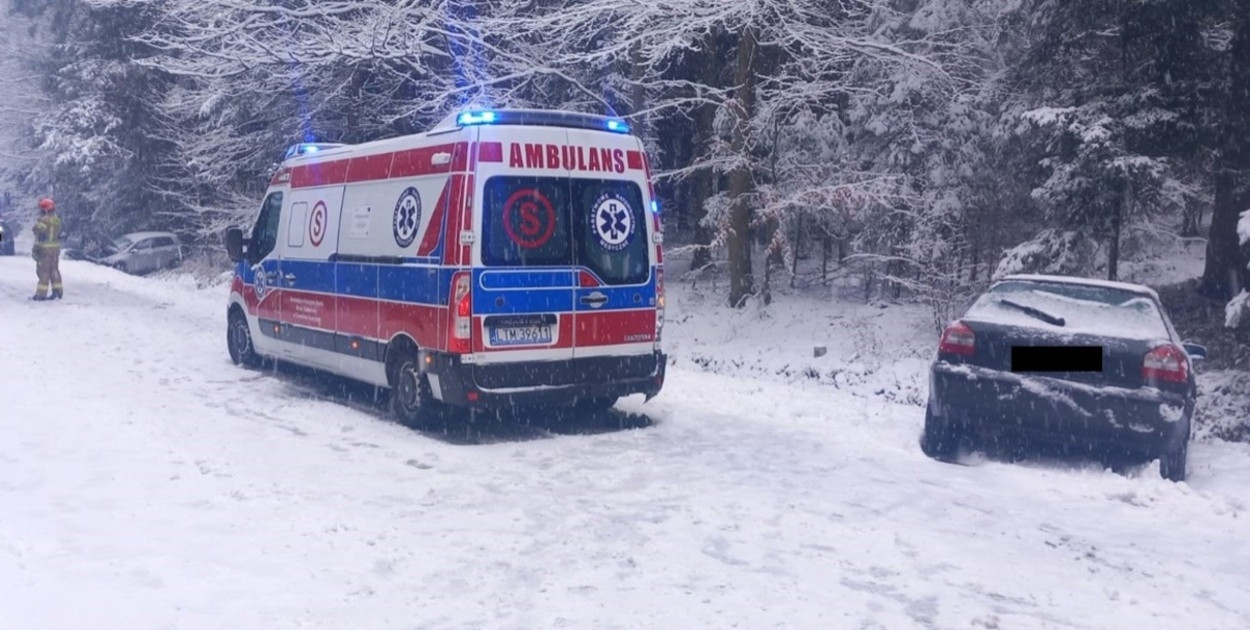 Powiat Tomaszowski. Pięć zdarzeń drogowych w ciągu jednego poranka