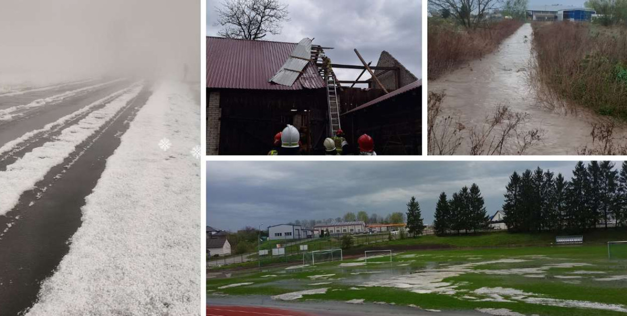 Dachy zerwane, ulice zalane! Nawałnica sparaliżowała region