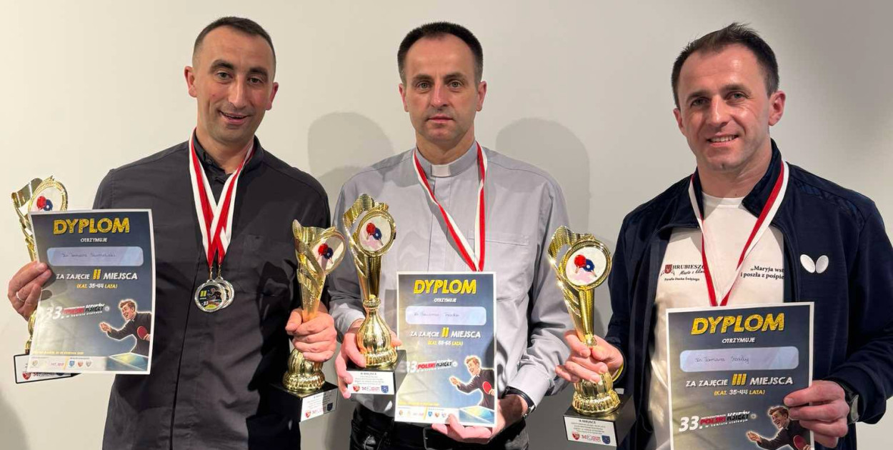 Mistrzostwa Polski księży w tenisie stołowym. Mamy wyniki!