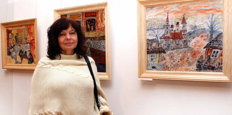 Urszula Olczyńska w BWA, foto: Janusz Zimon