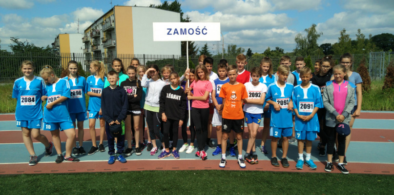 Reprezentacja Zamościa w XXII Finale Ogólnopolskich Czwartków Lekkoatletycznych, foto: Zamojskie Towarzystwo Krzewienia Kultury Fizycznej