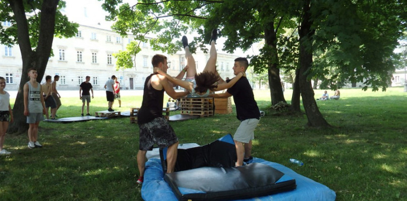 Warsztaty grypy Stunt Movements, foto: ZDK Zamość