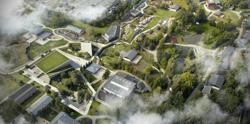 Wizualizacje: ?RYSY Architekci Rafał Sieraczyński"