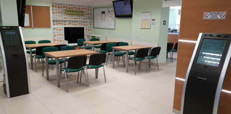 przebudowana sala obsługi klienta ZUS Zamość