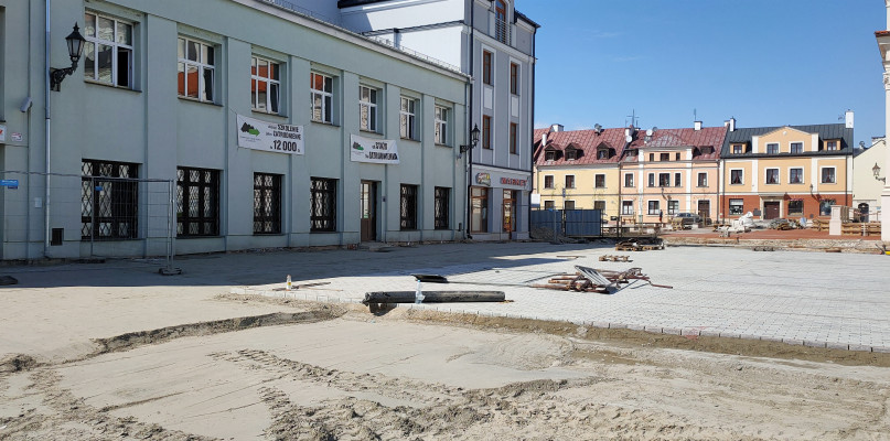 kwiecień 2021, Plac Wolności, Zamość