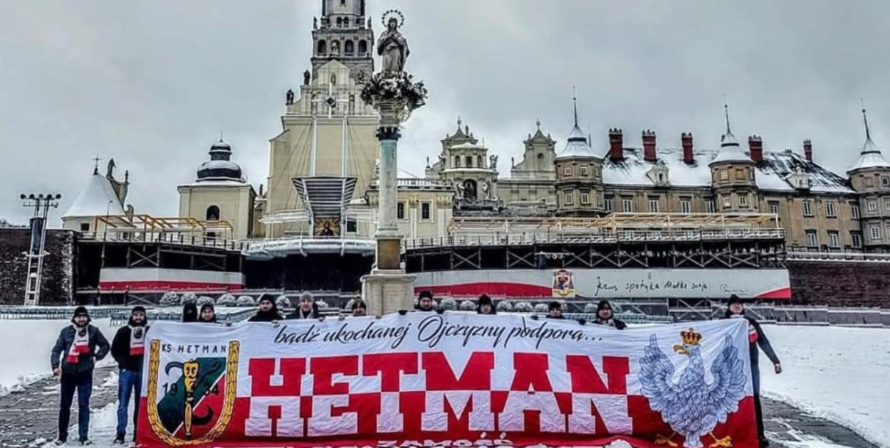 Nasi kibice na Jasnej Górze. 17. Patriotyczna Pielgrzymka Kibiców