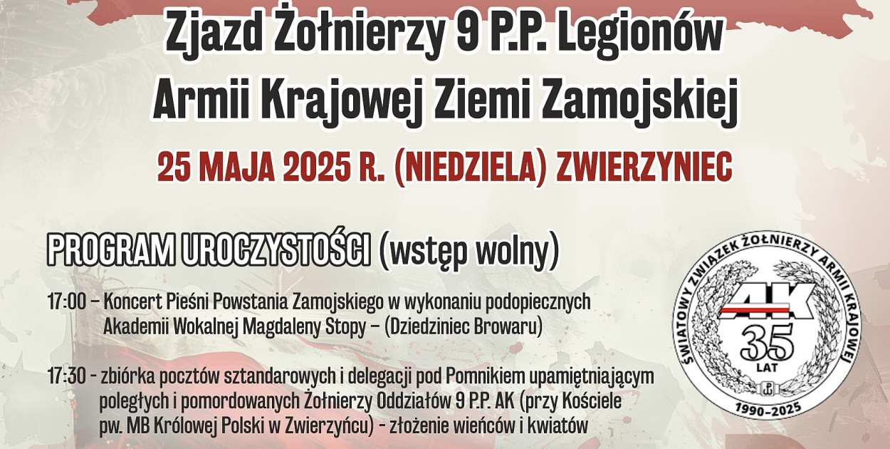 Materiał organizatora