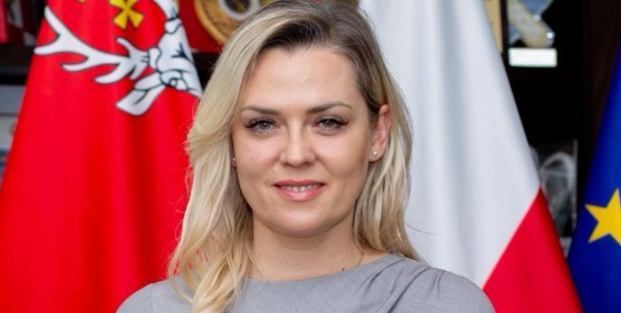 Foto. Burmistrz Marta Majewska