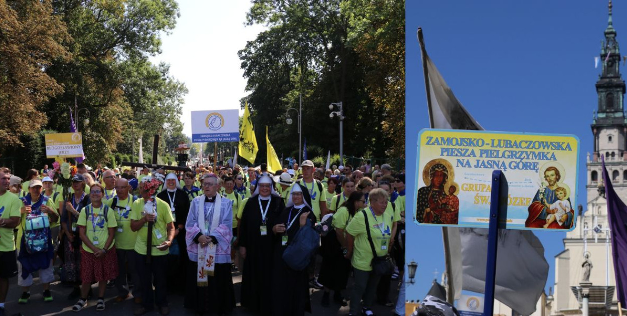 Pielgrzymi nadziei dotarli na Jasną Górę po 350 km marszu Foto. Jasna Góra