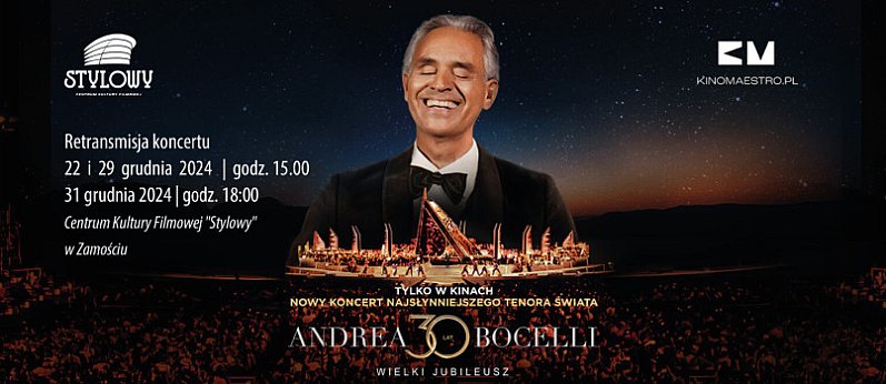 ANDREA BOCELLI. WIELKI JUBILEUSZ 30-LECIA WYSTĘPÓW