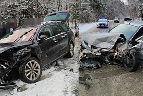 Wypadek z udziałem dwóch pojazdów-361357