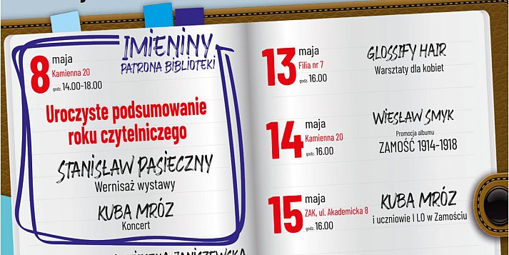 Książnica Zamojska zaprasza na imieniny Patrona Stanisława