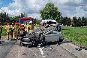 Wypadek na DK 74 w Jarosławcu. Jedna osoba w szpitalu-363835