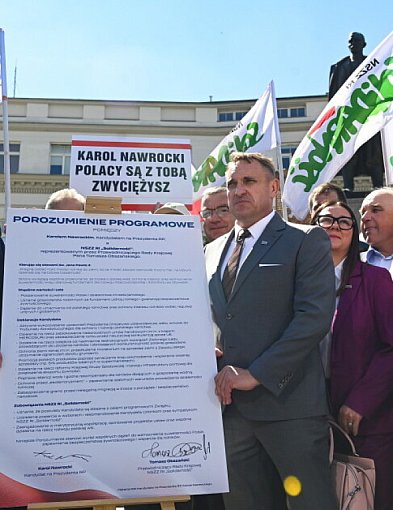 Karol Nawrocki z poparciem NSZZ Rolników Indywidualnych "Solidarność"-363973