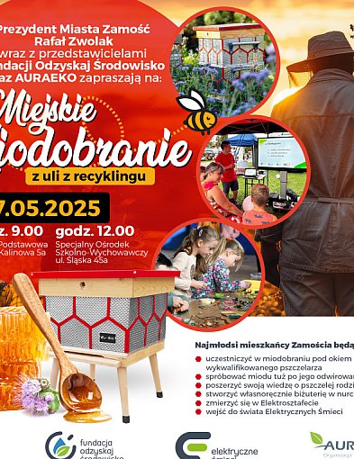 Miodobranie i warsztaty o recyklingu elektrycznych śmieci-364135